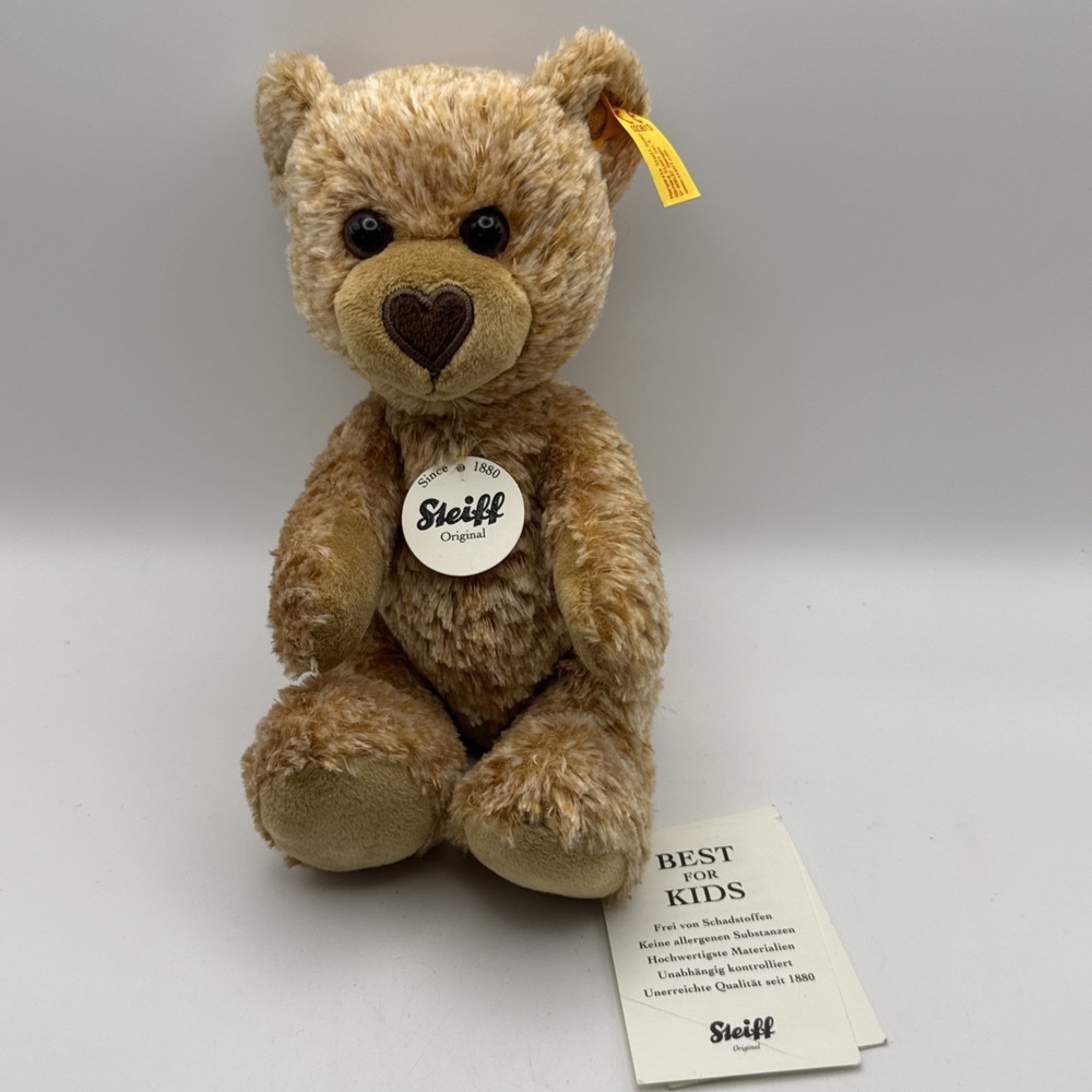 Steiff Cosy Sweet Heart Nose Teddy Bear Reddish Blond Germany NEW 023613